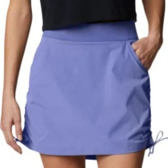 COLUMBIA Marina Bay Purple Lotus Skort Womens Sz Small Pull On Skirt Shorts NWT - Picture 2 of 12